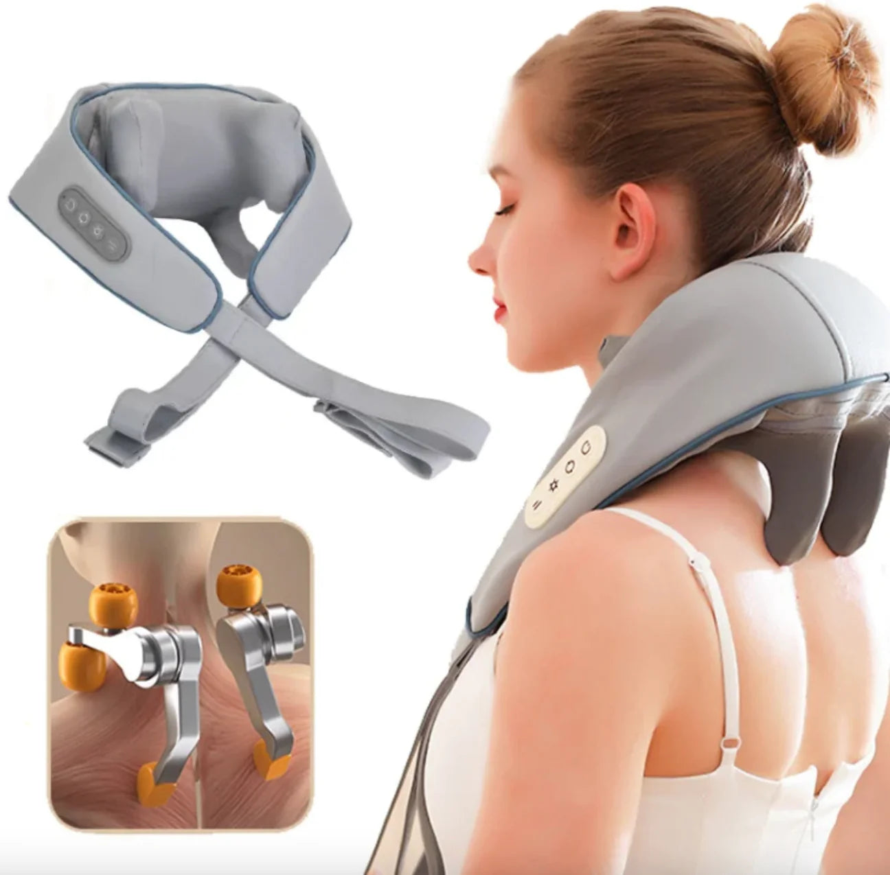 Masajeador de cuello para usar en el coche