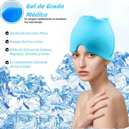 Gorro de gel frio y calor con compresion