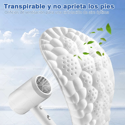 Plantilla acolchada transpirable que no aprieta el pie
