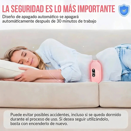 Cinturon termico con calor y masaje para la cintura