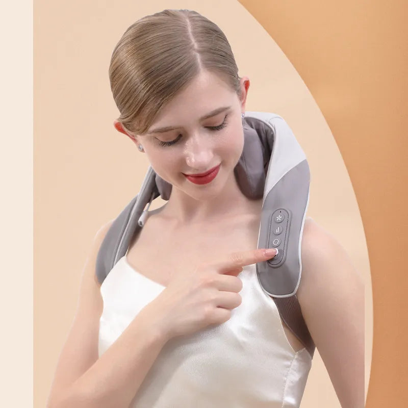 Correas de control de presion del masajeador de cuello