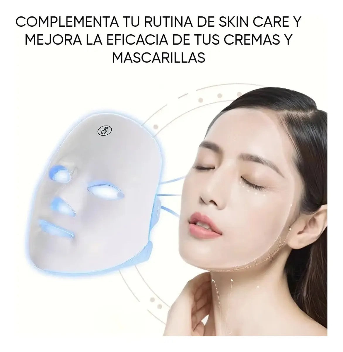 Complementa tu rutina de skincare con la máscara LED